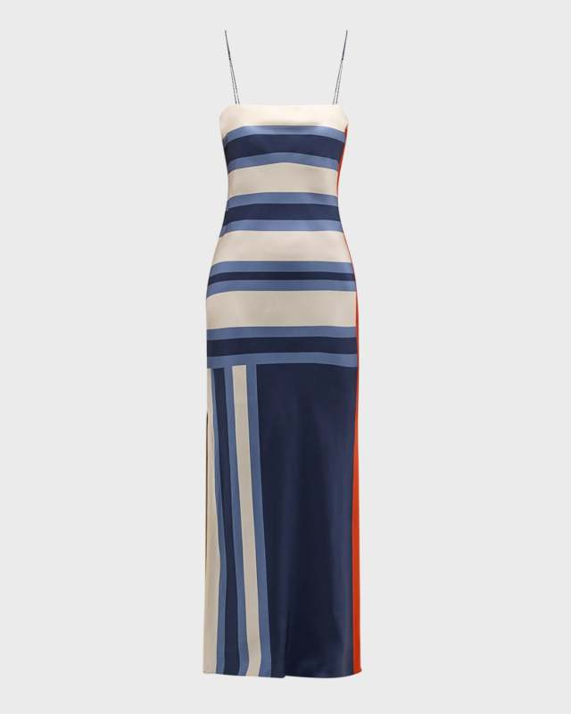 Dazed Silk Slip Dress