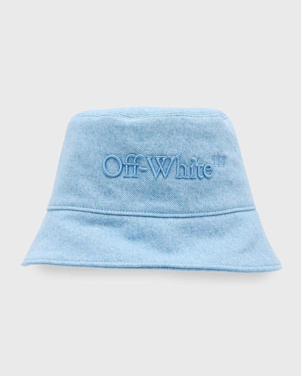 Bookish Logo Denim Bucket Hat
