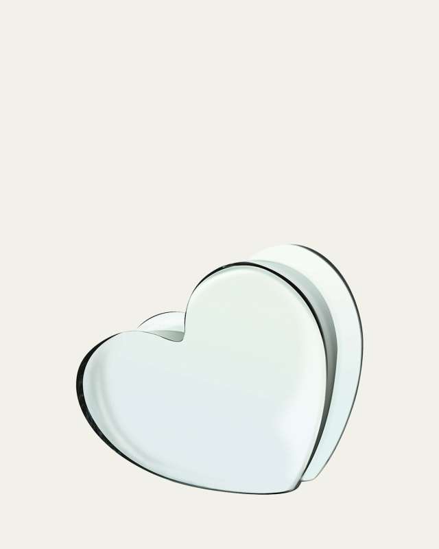 Zin Zin Large Heart, Clear
