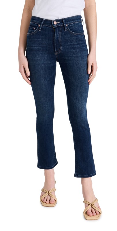 MOTHER Insider Ankle Jeans Sweet Lime