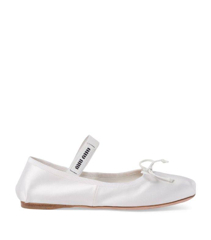 MIU MIU Satin ballerinas