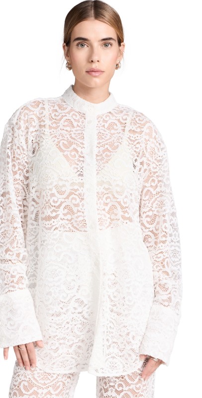 Interior The Gertrude Shirt Ivory