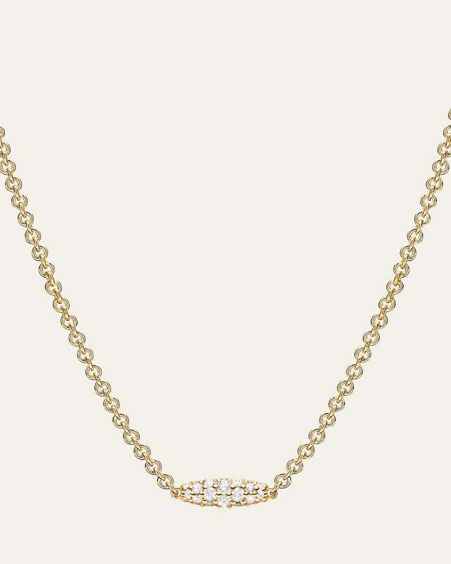 Pipette & Linea 18k Gold Diamond Necklace