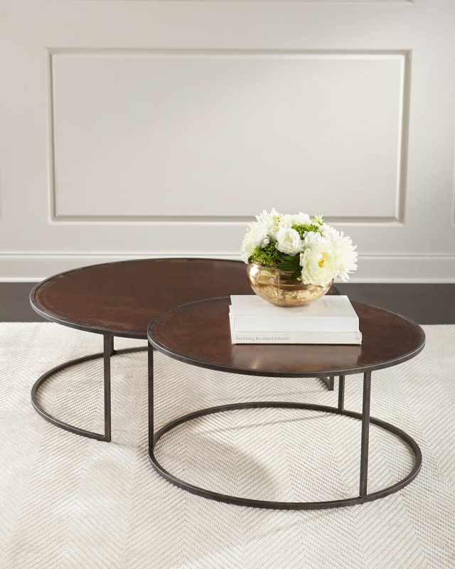 Bruno Copper Nesting Tables