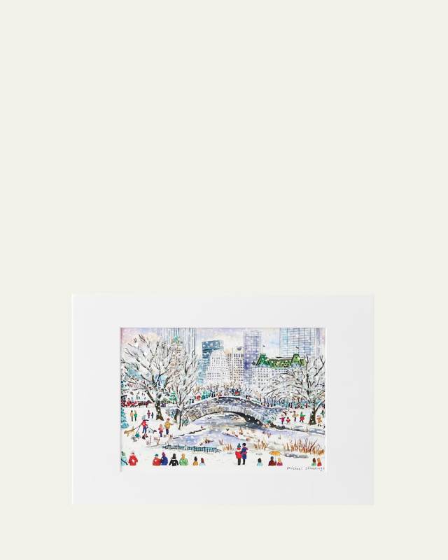 Central Park Gapstow Bridge Print, 14" x 11"