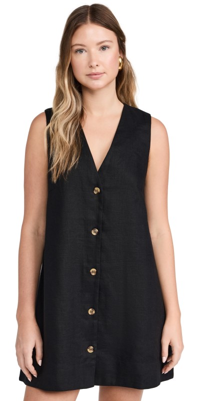 POSSE Nancy Mini Dress Black