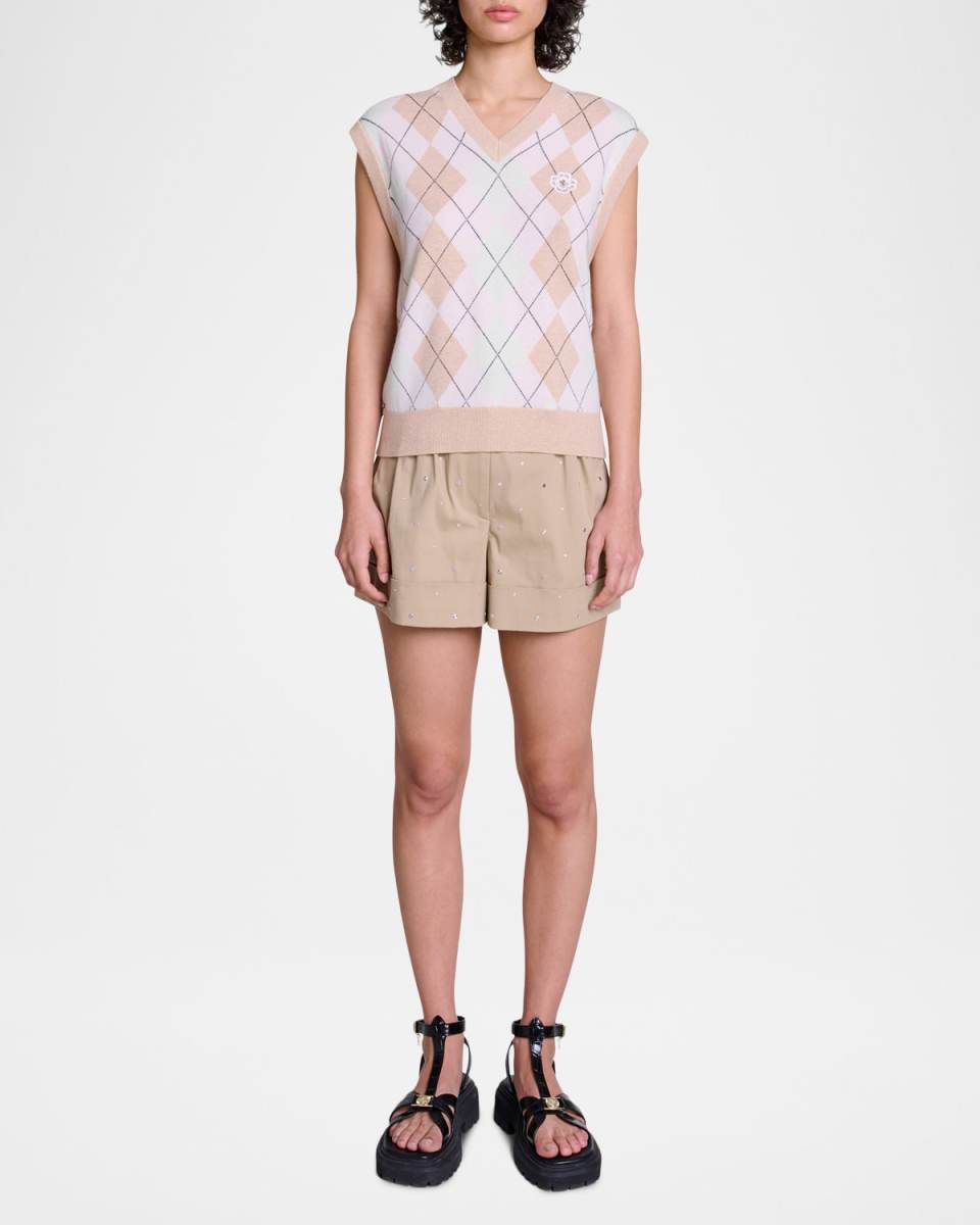 Magru Argyle Sweater Vest