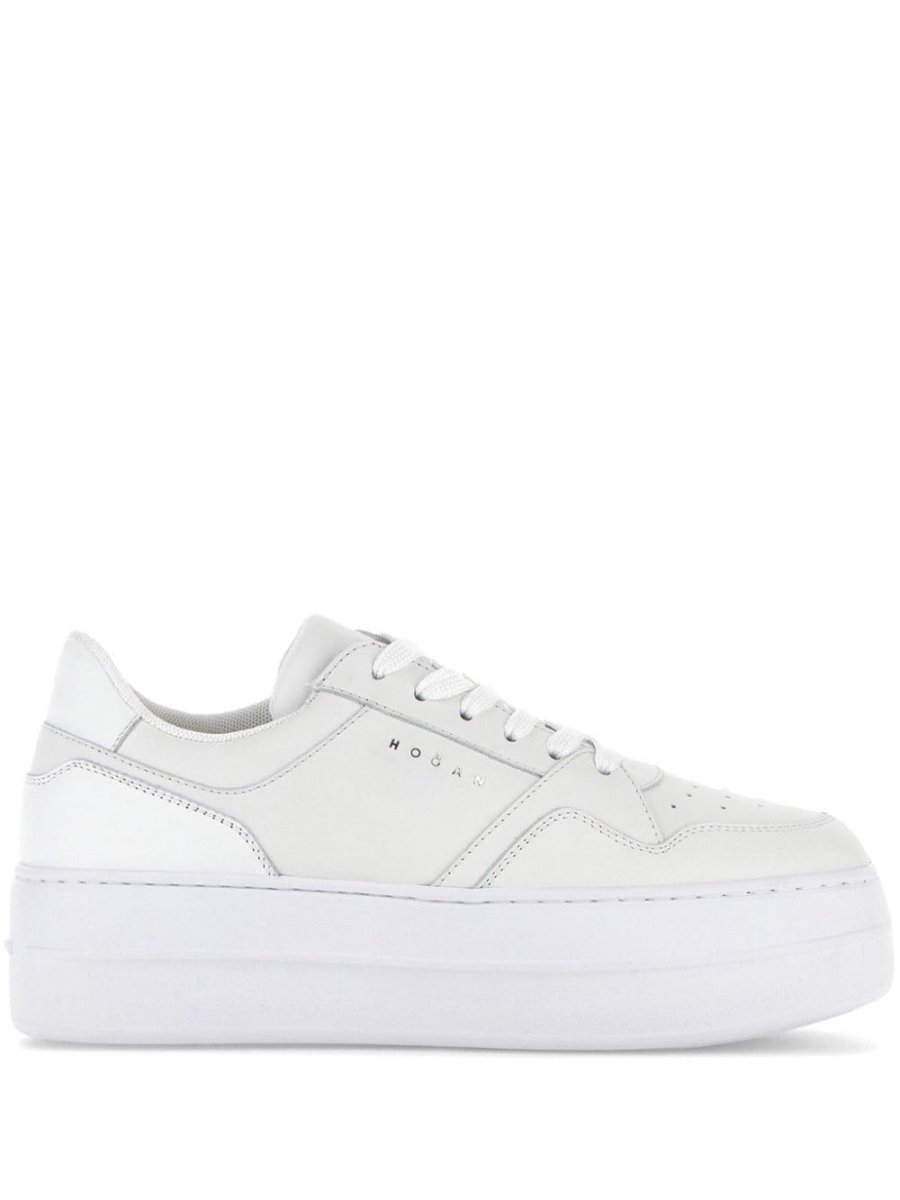 H670 flatform leather sneakers