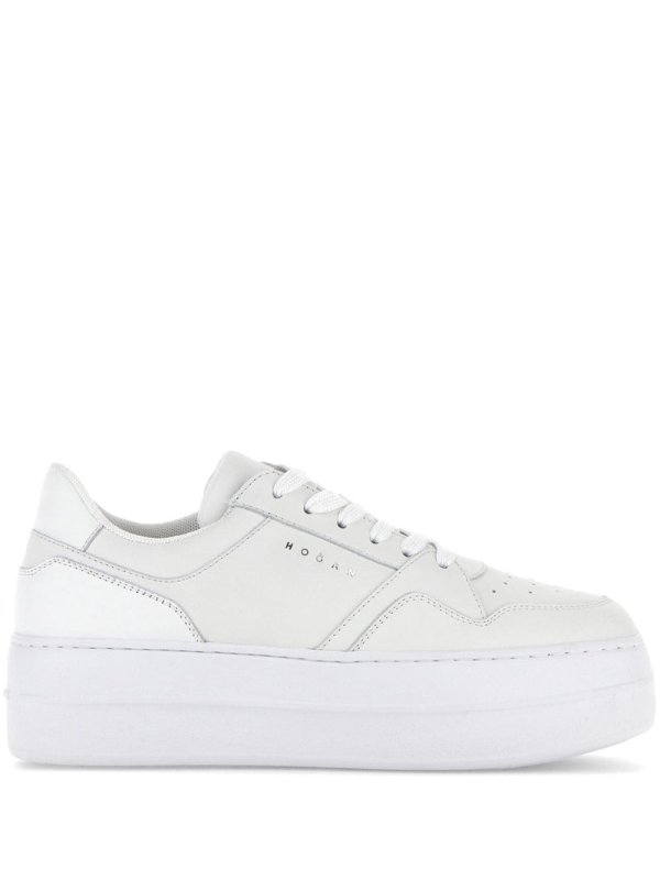 H670 flatform leather sneakers
