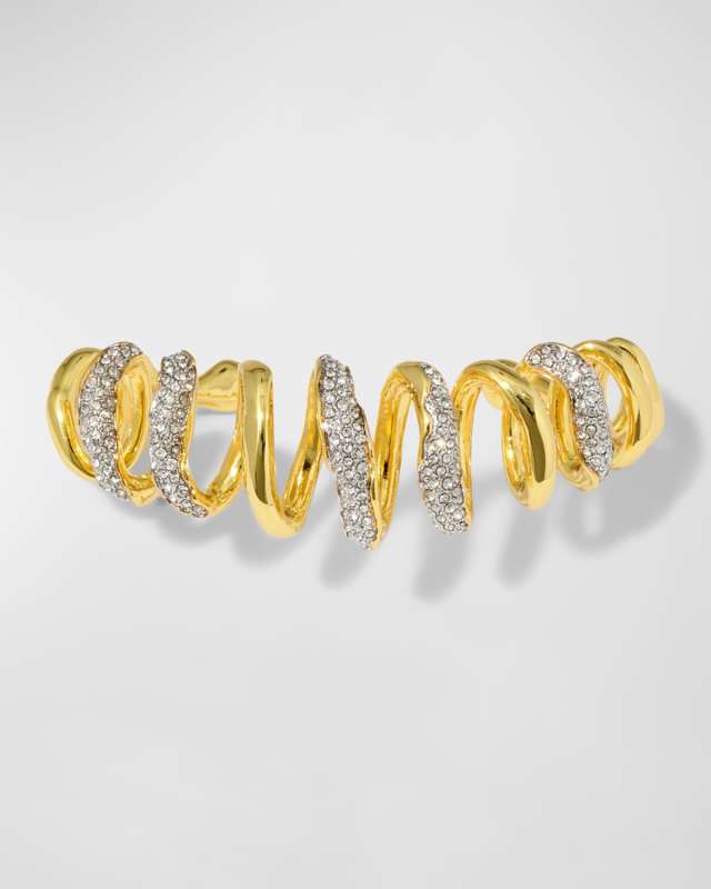 Solanales Crystal Spiral Cuff