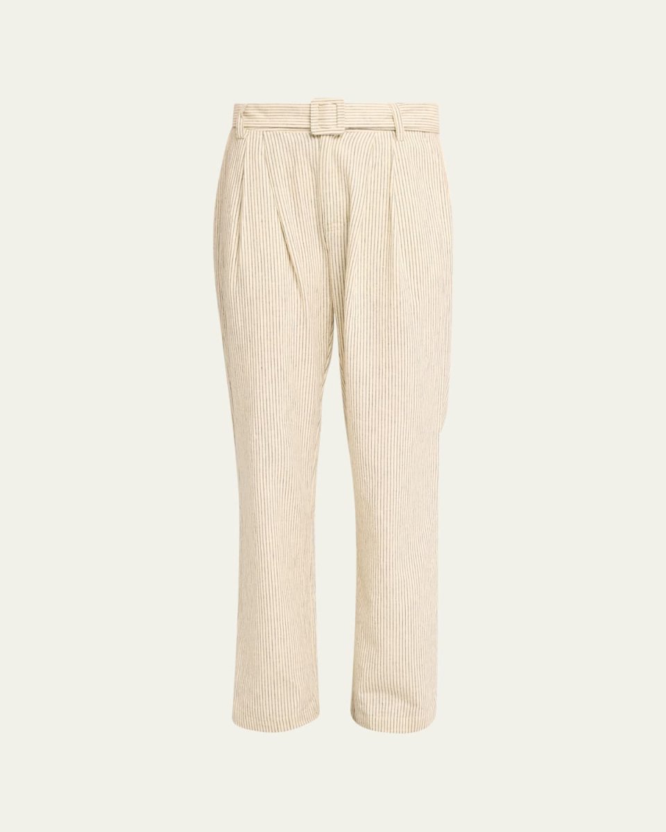 Colette Cloud Stripe Belted Pants