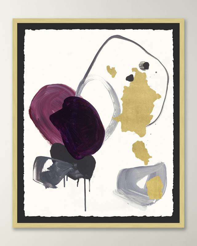 'Plum Lines 1' Wall Art