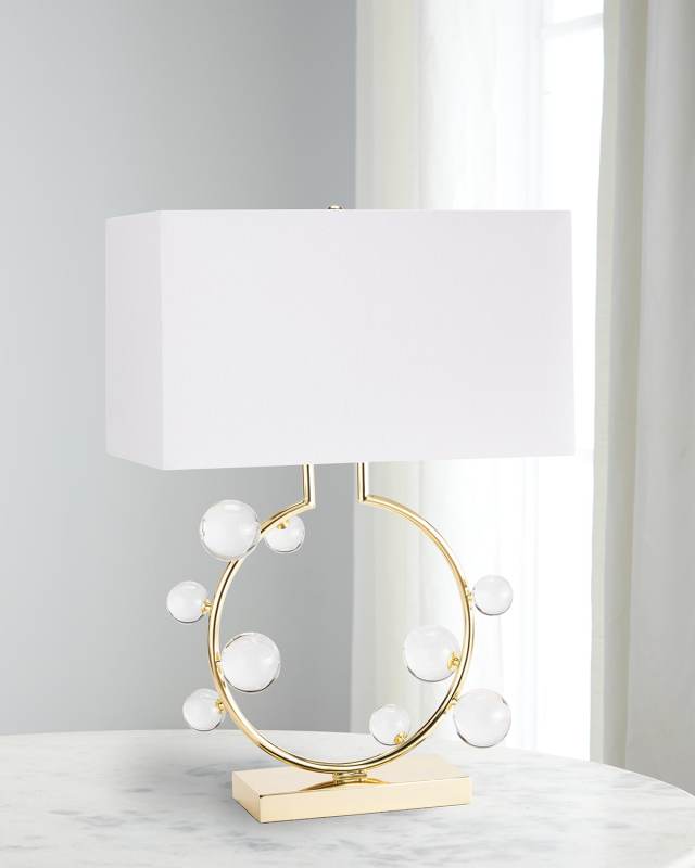 Bijou Ring Clear Table Lamp