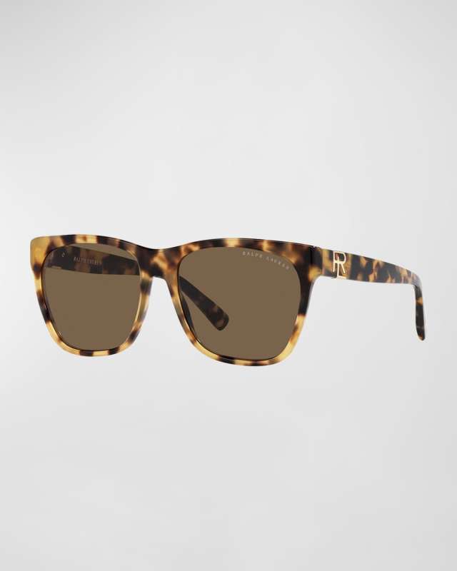 RL Monogram Square Acetate Sunglasses