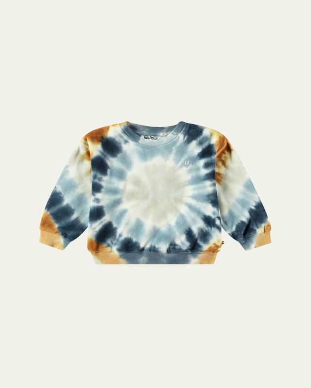 Boy's Dear Tie Dye Sweatshirt, Size 6M-