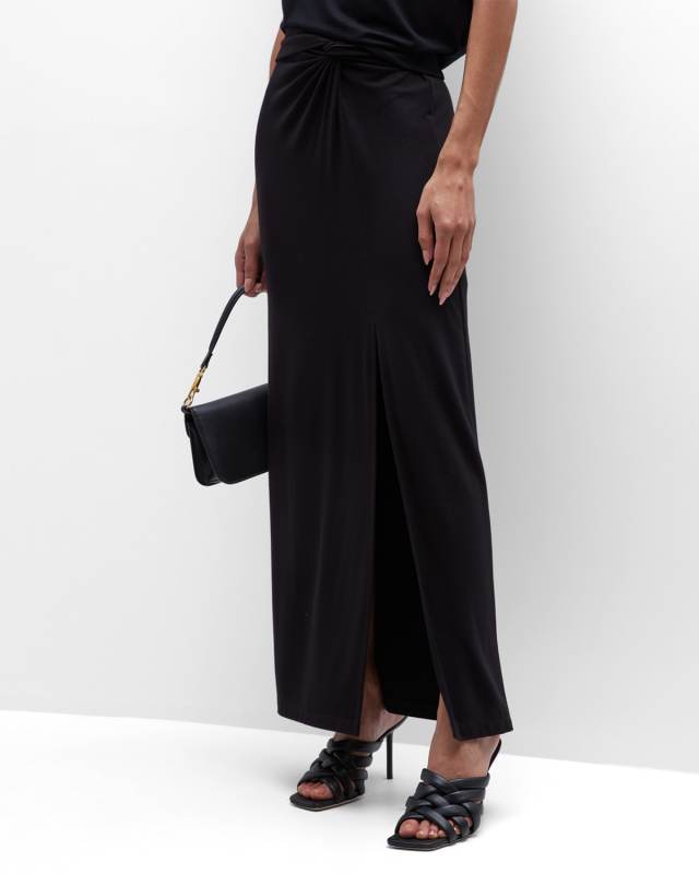 Marte Twist-Front Maxi Skirt