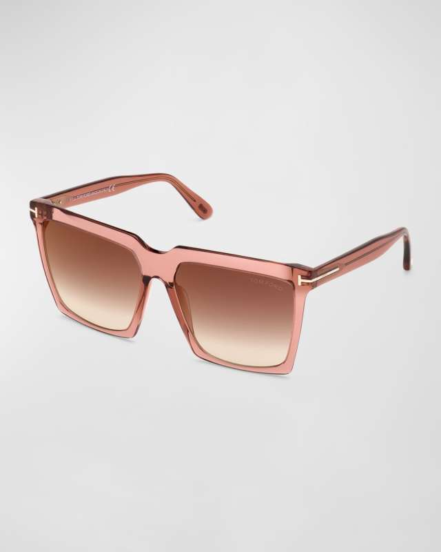 Gradient Square Acetate Sunglasses