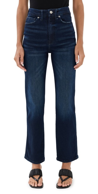 Good American Always Fits Good Curve Straight Jeans Indigo707