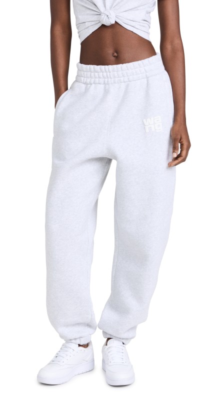 Alexander Wang Essential Terry Classic Sweatpants Black
