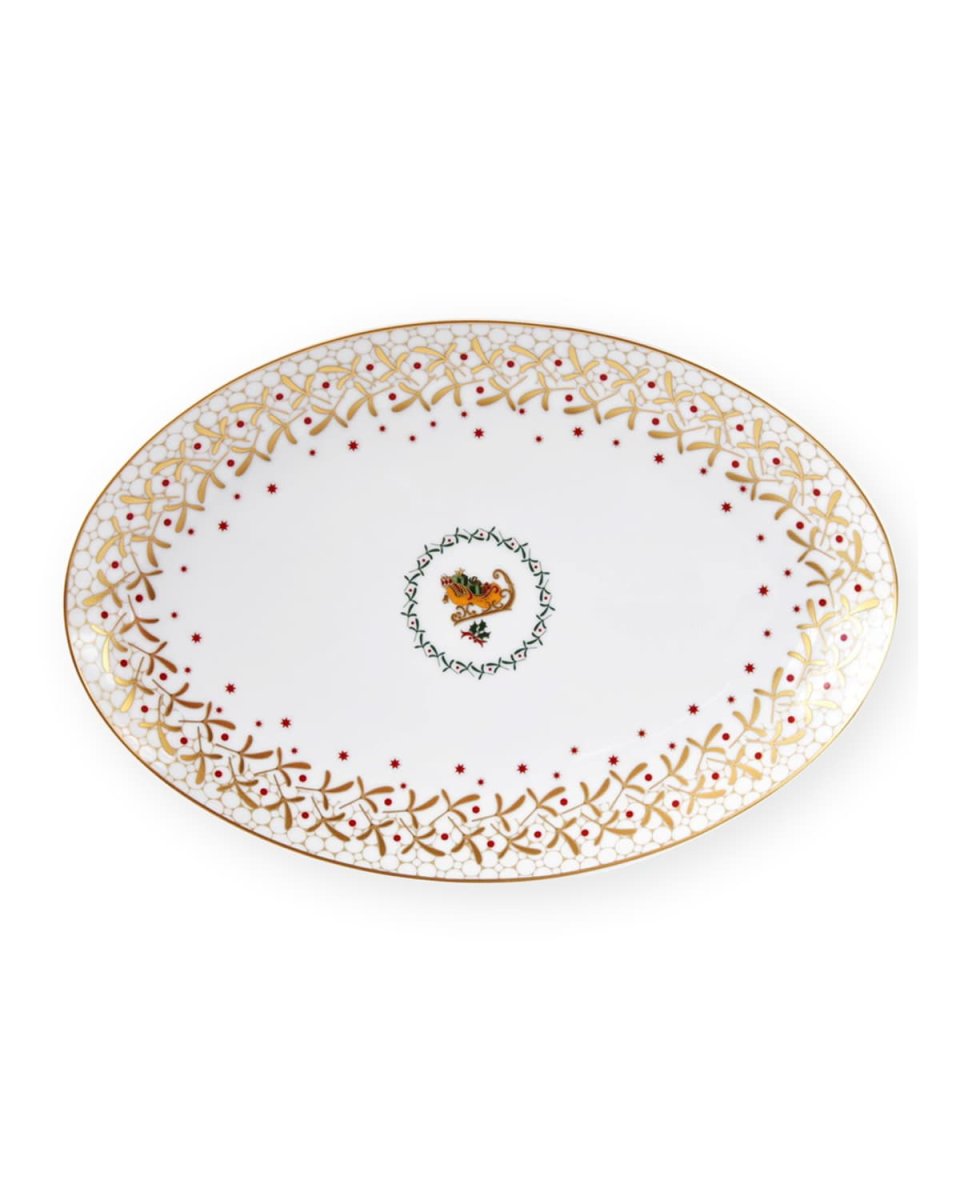 Noel Oval Platter, 13"