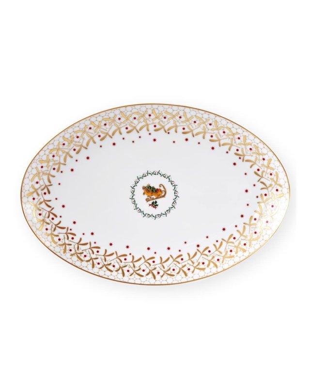 Noel Oval Platter, 13"