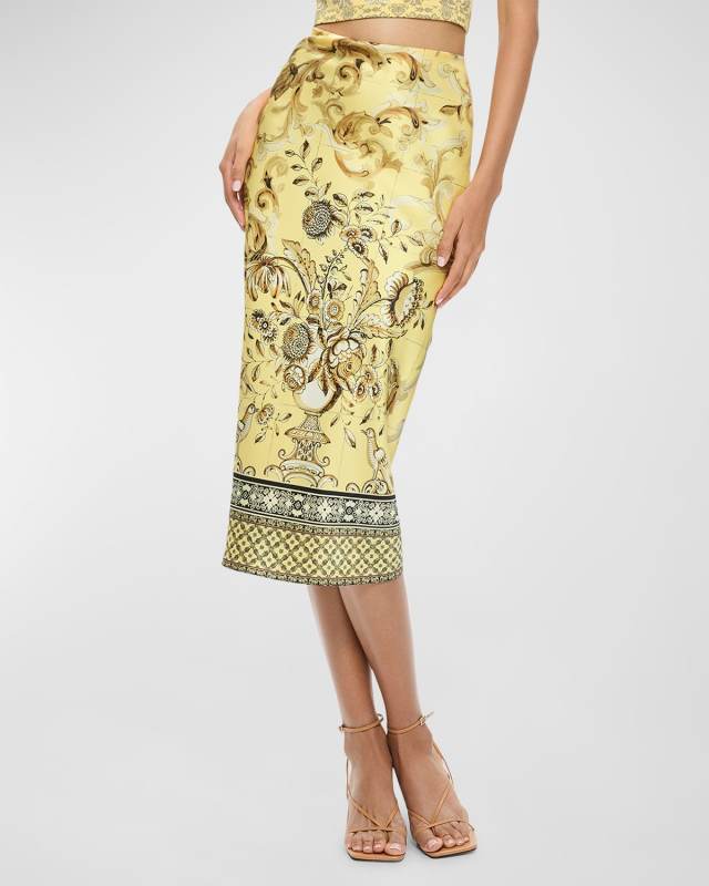 Maeve Mid-Length Slip Skirt