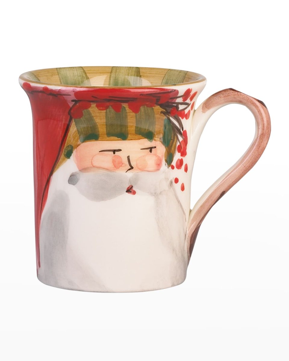Old St. Nick Striped Hat Mug