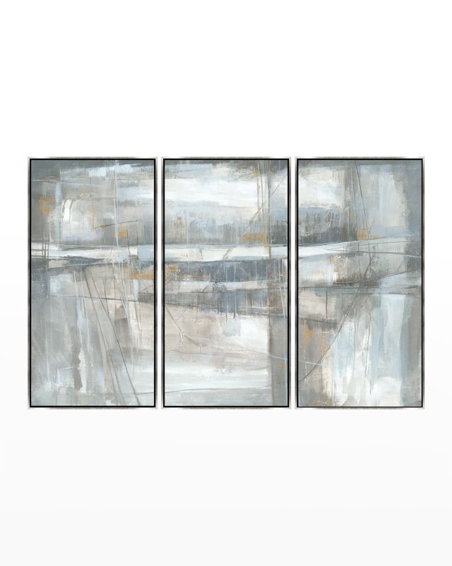 "Frequency" 3-Piece Giclee on Canvas Wall Art Set (72x48)