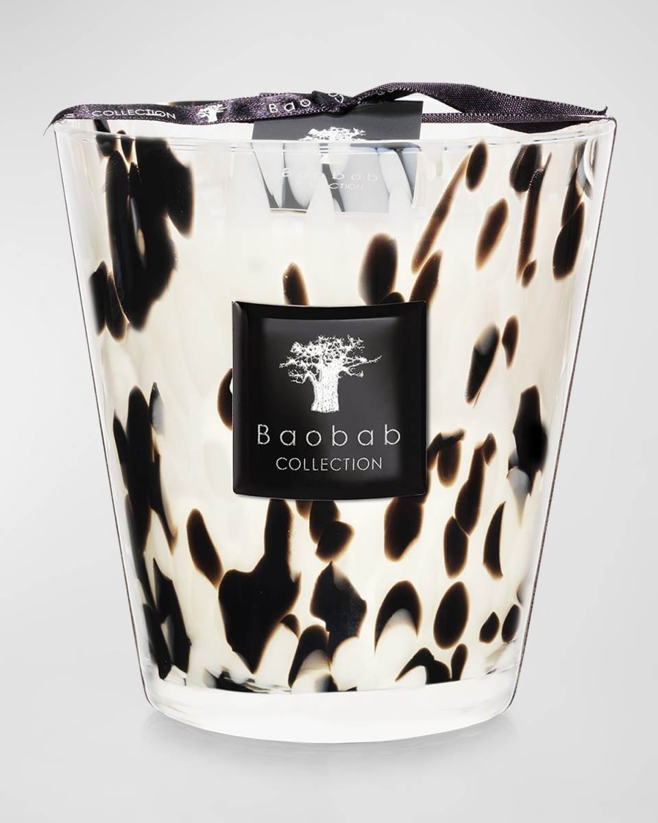 Black Pearls Scented Candle, 6.3"