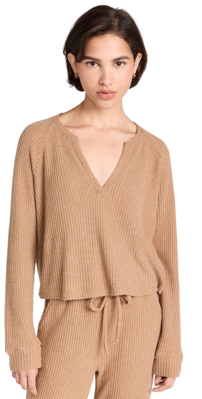 Beyond Yoga Free Style Pullover Toffee