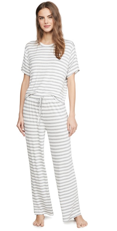 Honeydew Intimates All American PJ Set Ivory Stripe