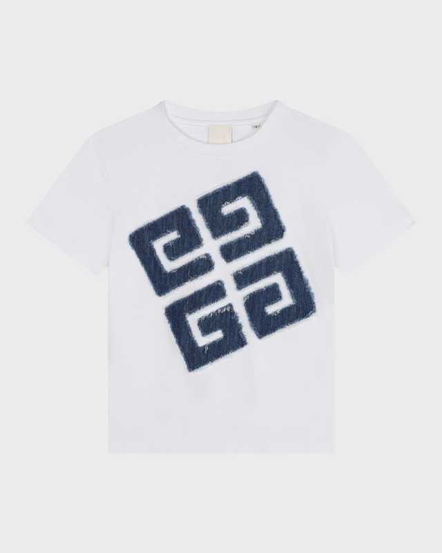 Boy's Denim Trim 4G Printed T-Shirt, Size 8-14