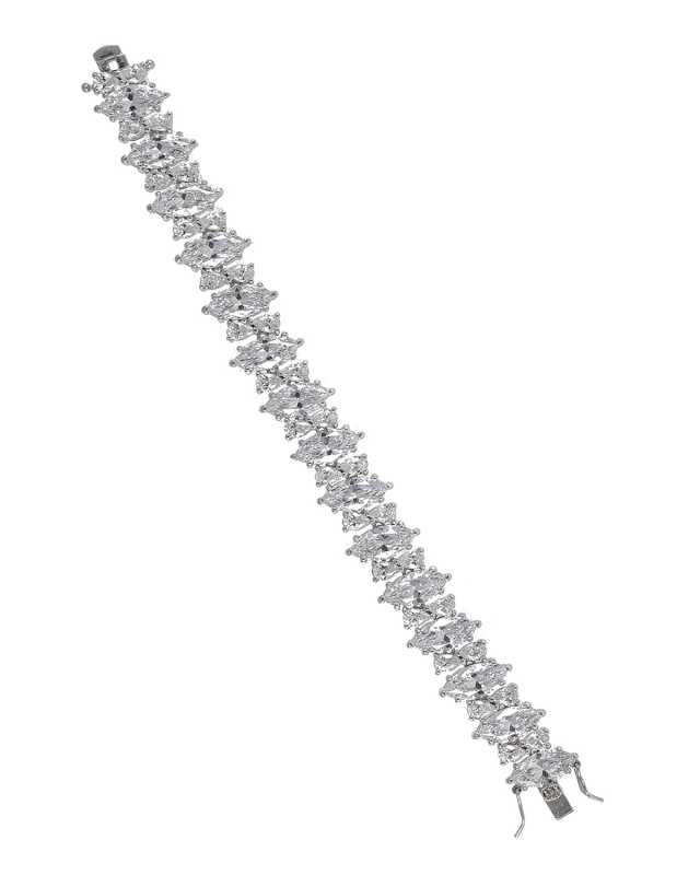 Marquise Cubic Zirconia Tennis Bracelet