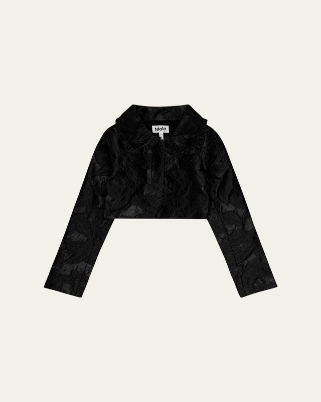 Girl's Helenka Lace Cropped Jacket, Size 8-16