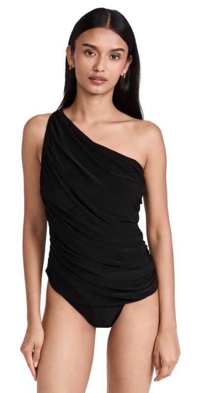 Norma Kamali Diana Mio One Piece Swimsuit Black
