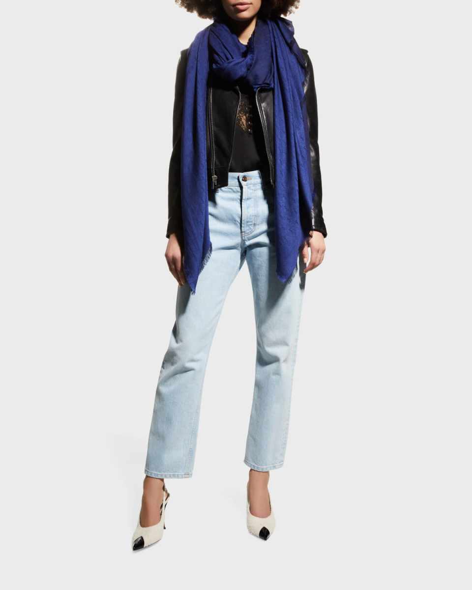 YSL Micro Monogram Scarf