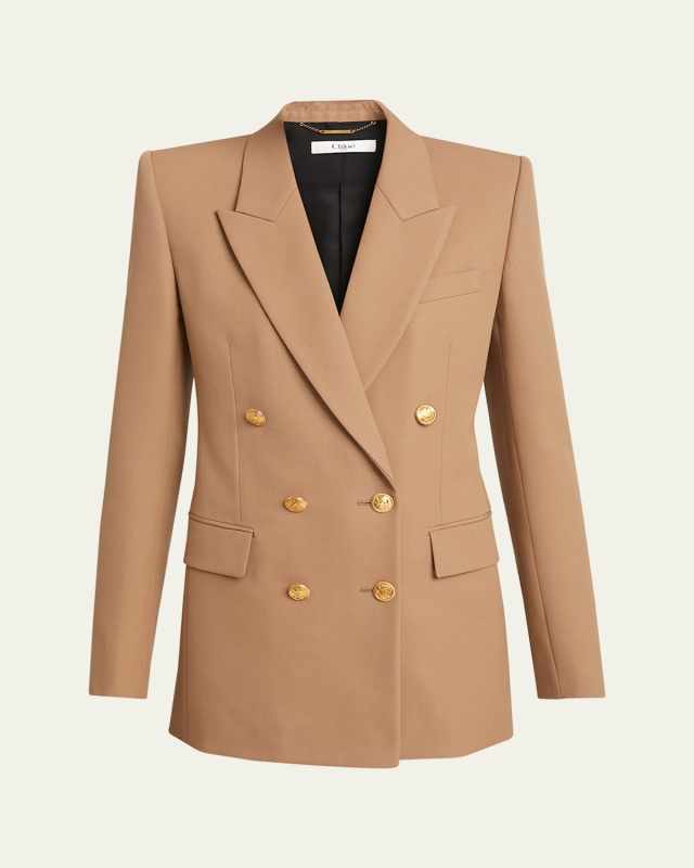 Grain De Poudre Wool Blazer Jacket