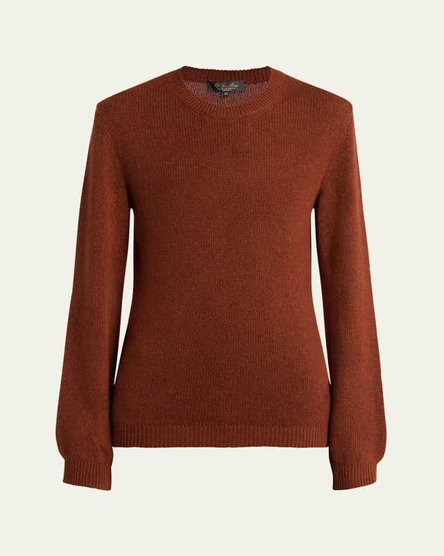 Fobello Crewneck Baby Cashmere Top
