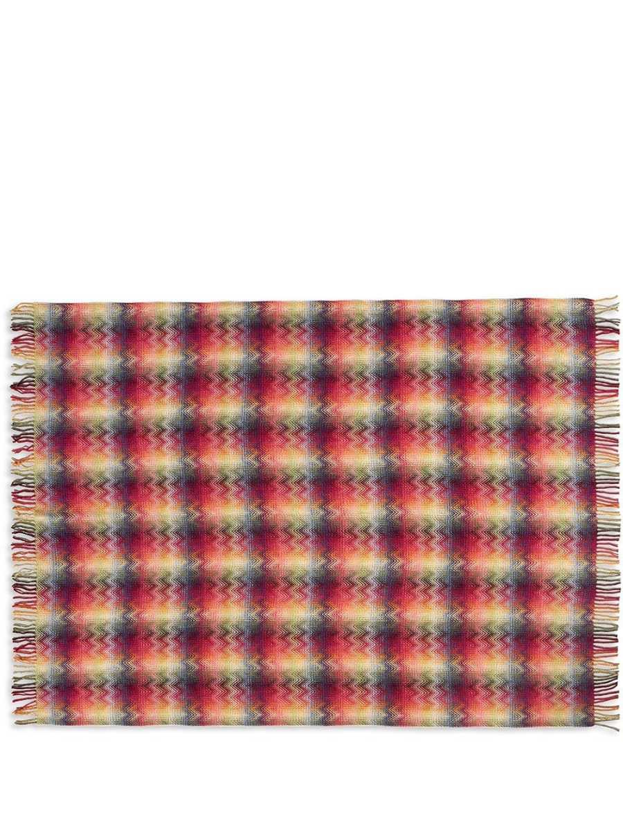 Montgomery chevron pattern throw