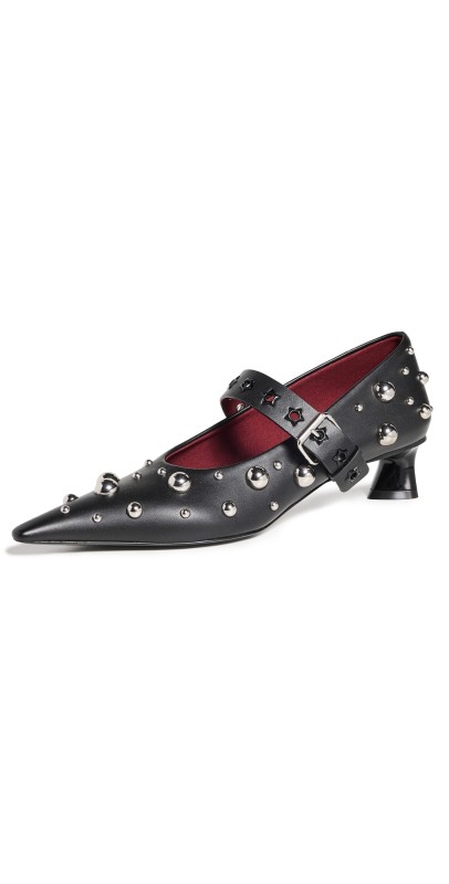 Stella McCartney Elsa Eco Alter Mat Heels Black