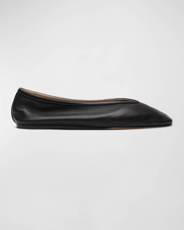 Luna Leather Ballerina Flats