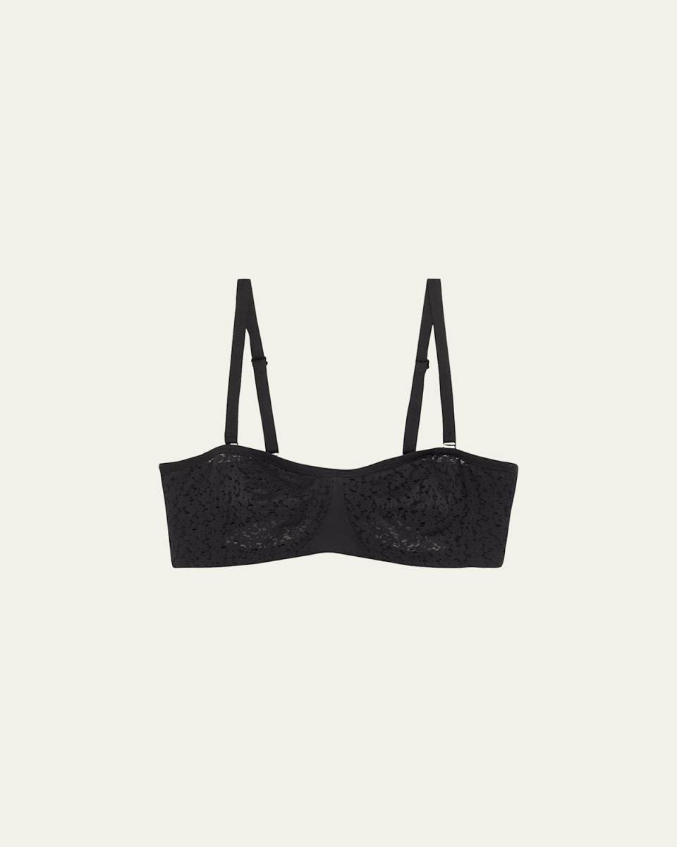 Nora Strapless Floral Lace Bra