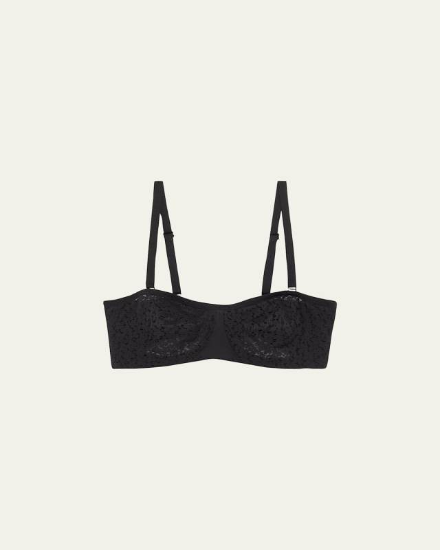 Nora Strapless Floral Lace Bra