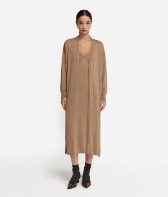 FALCONERI Ultrafine Cashmere Long Cardigan