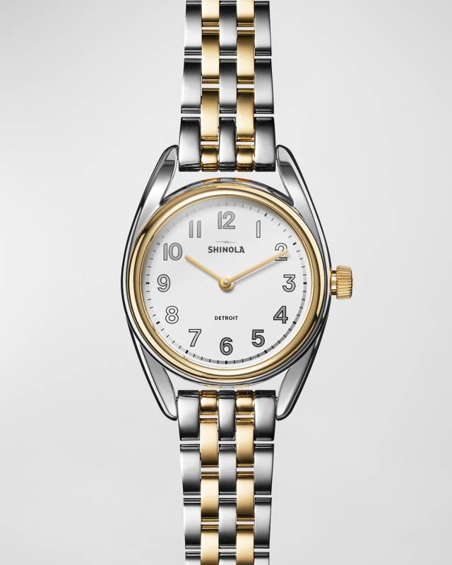Derby Two-Tone Bracelet Watch, 30mm