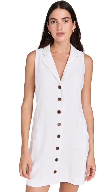 LE JEAN Georgia Dress White