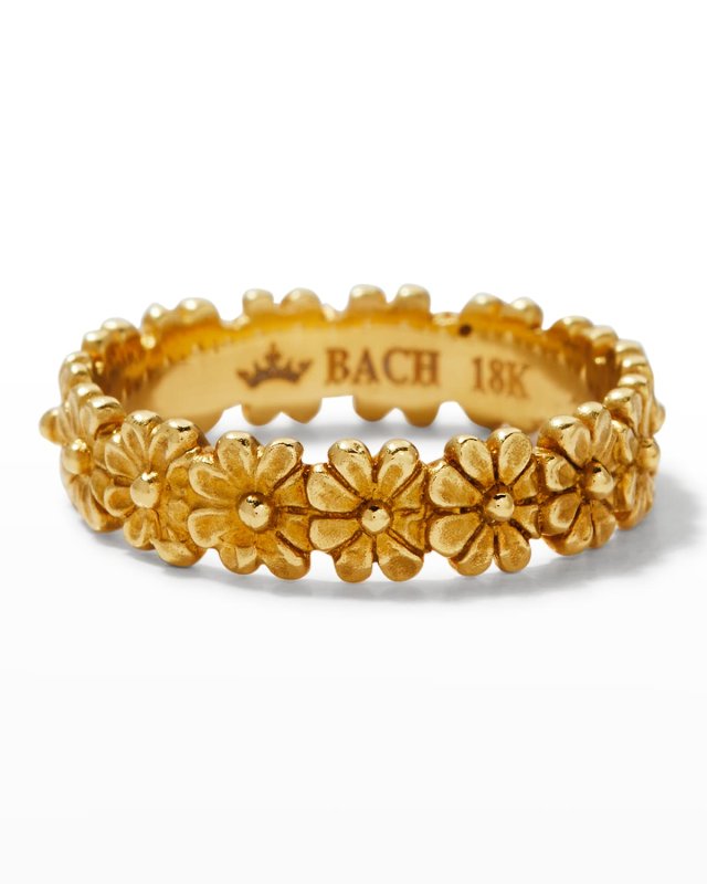 18KYG STACK RING