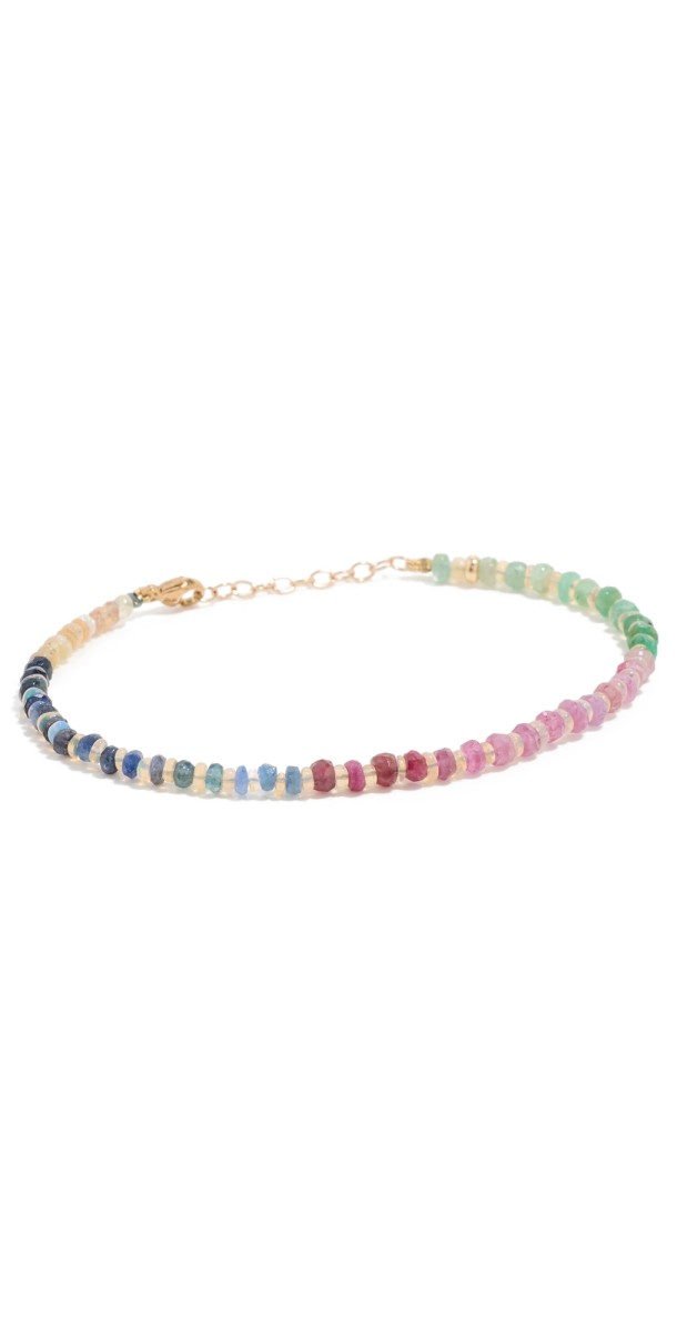 JIA JIA 14k Rainbow Sapphire Opal Connection Bracelet Rainbow