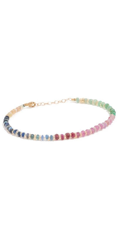 JIA JIA 14k Rainbow Sapphire Opal Connection Bracelet Rainbow