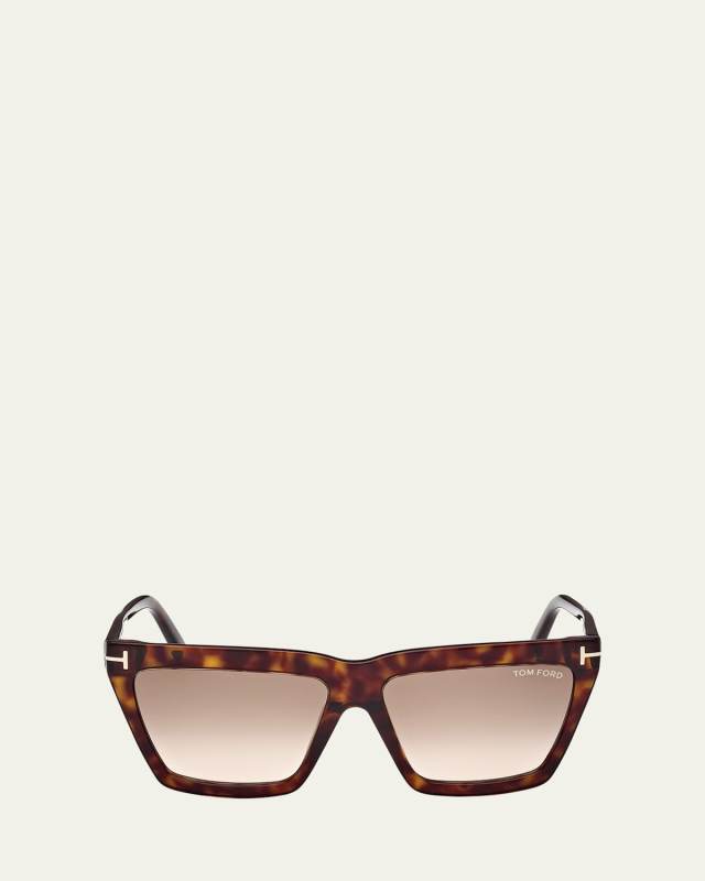 Eden Acetate Rectangle Sunglasses